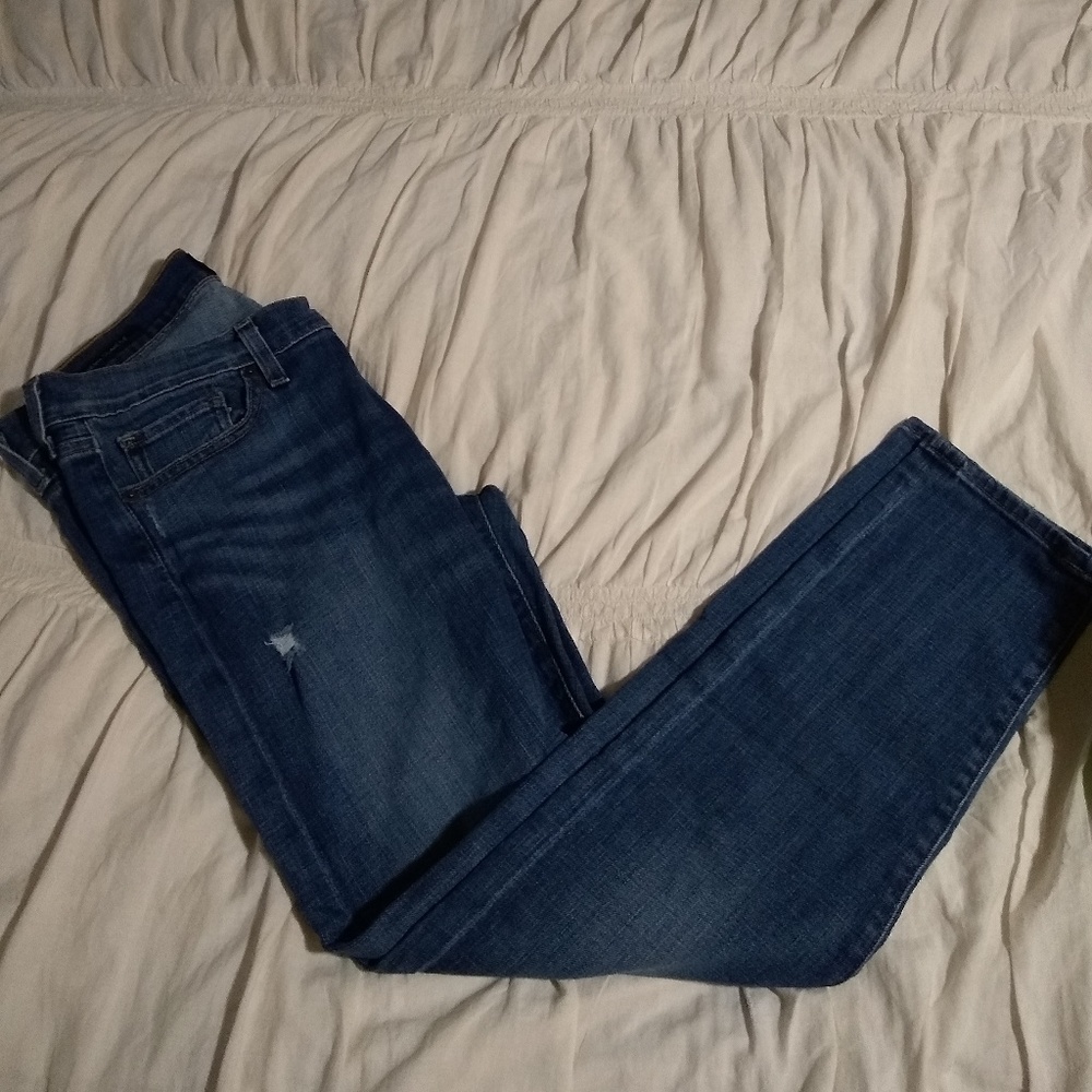 Lucky Brand Sienna Cigarette cropped skinnies